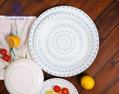 7inch Opal Glass Plate Round Shape Custom Dessert Plate for Wholesale