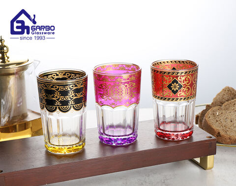 Belgium Hot Selling Ramadan Gift 12pcs Morroco Tea Glass