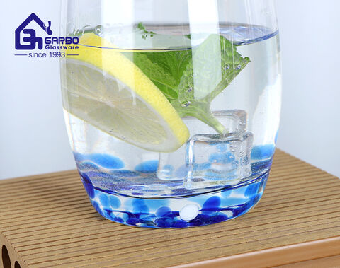 Elegant handmade glass tumbler for American and European market