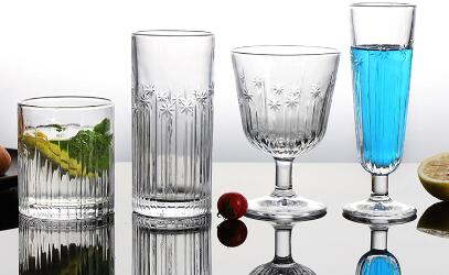 2024 Nova série de copos de vidro com três designs