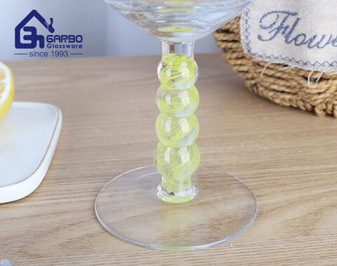 Stemware Sundae Cup Europe Style Delicate Glass Ice Cream Cup