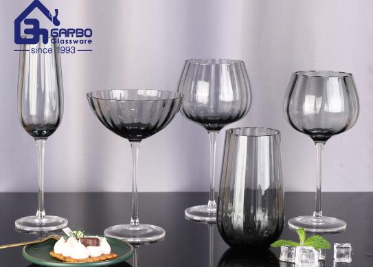 Handmade Solid Color Glassware Series for European Markets