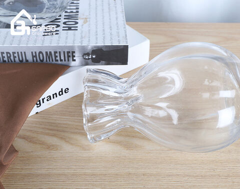 Vintage ion-plating glass flower vase for home decoraton use