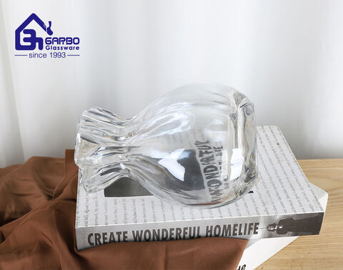 Vintage ion-plating glass flower vase for home decoraton use