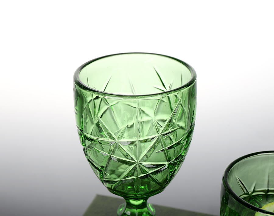 Luxury never fade solid color glass cup for American market