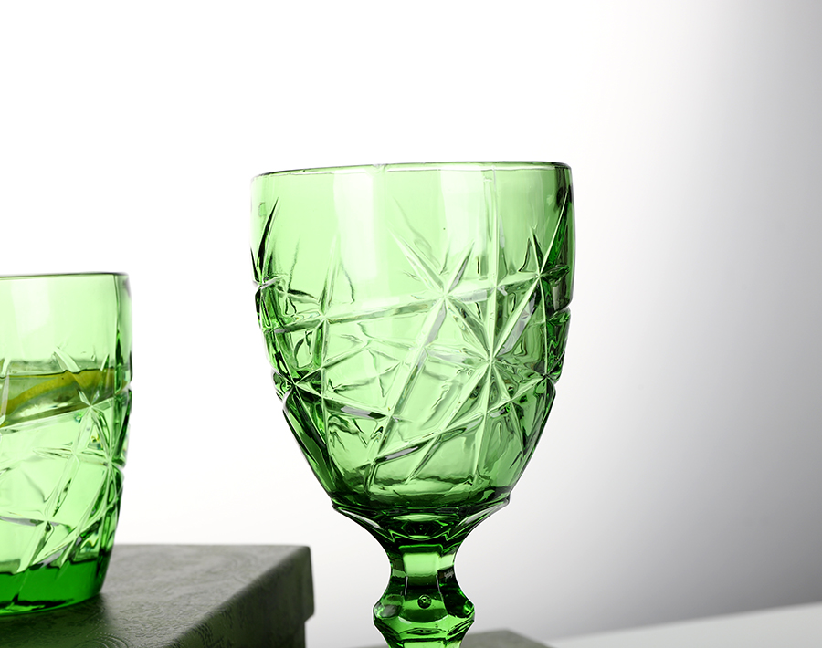 Luxury never fade solid color glass cup for American market