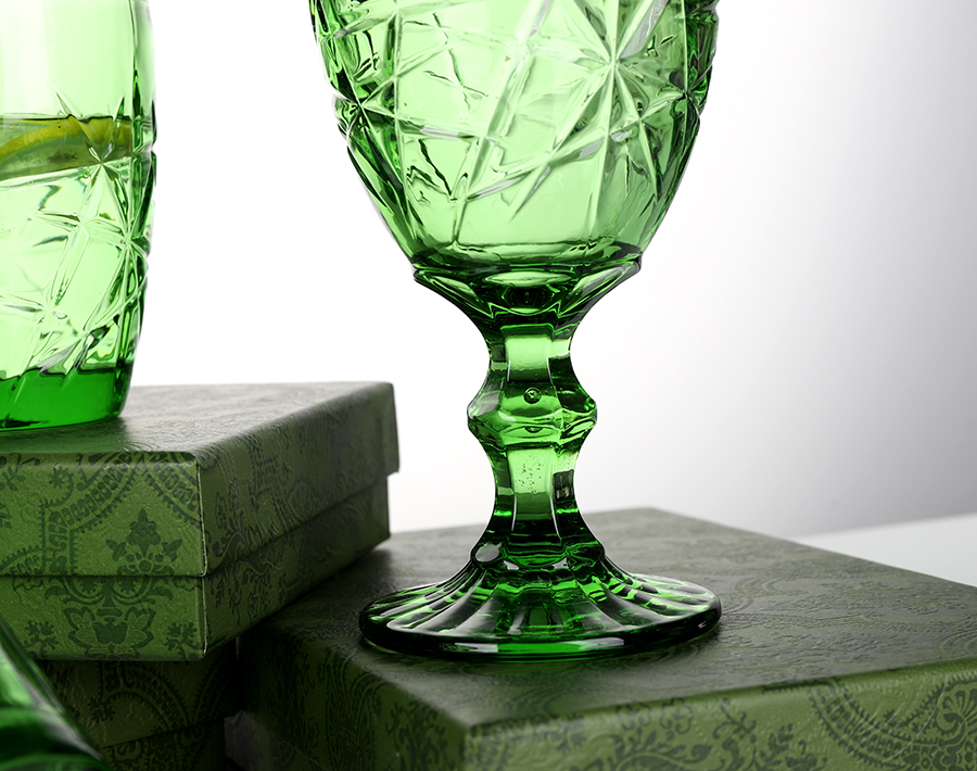 Luxury never fade solid color glass cup for American market