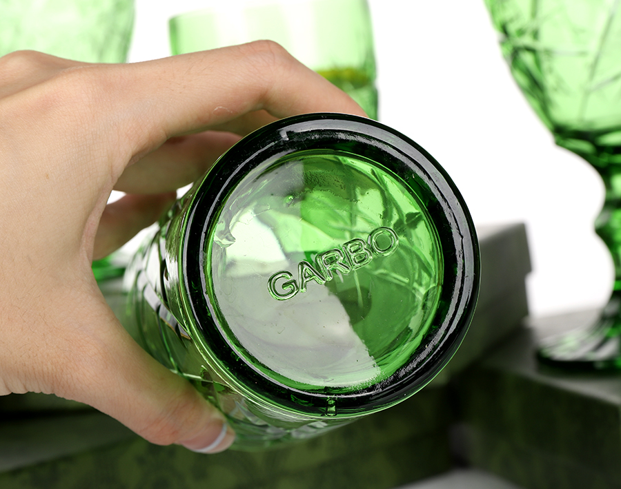 Luxury never fade solid color glass cup for American market