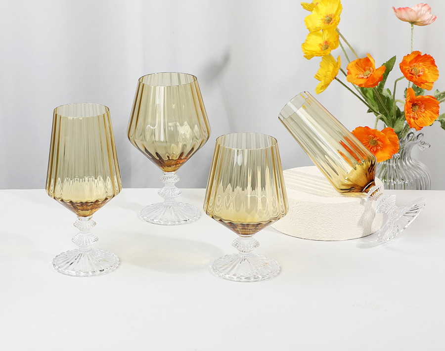 Color Spray Wine Glass  Multiple Shapes Available for Wholesale