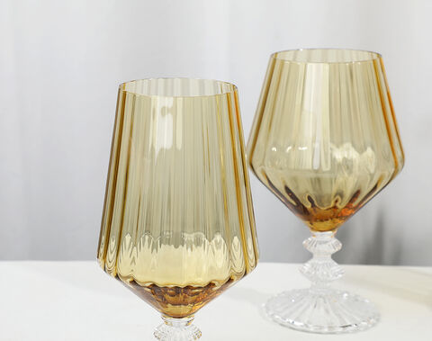 Color Spray Wine Glass  Multiple Shapes Available for Wholesale