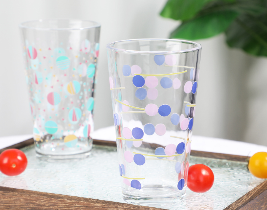 475ML  juice water cup with new UV decal design