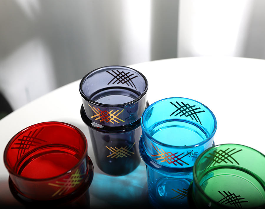 Original Factory Morocco Style Glass Tea Cup Round Shape for Drinking