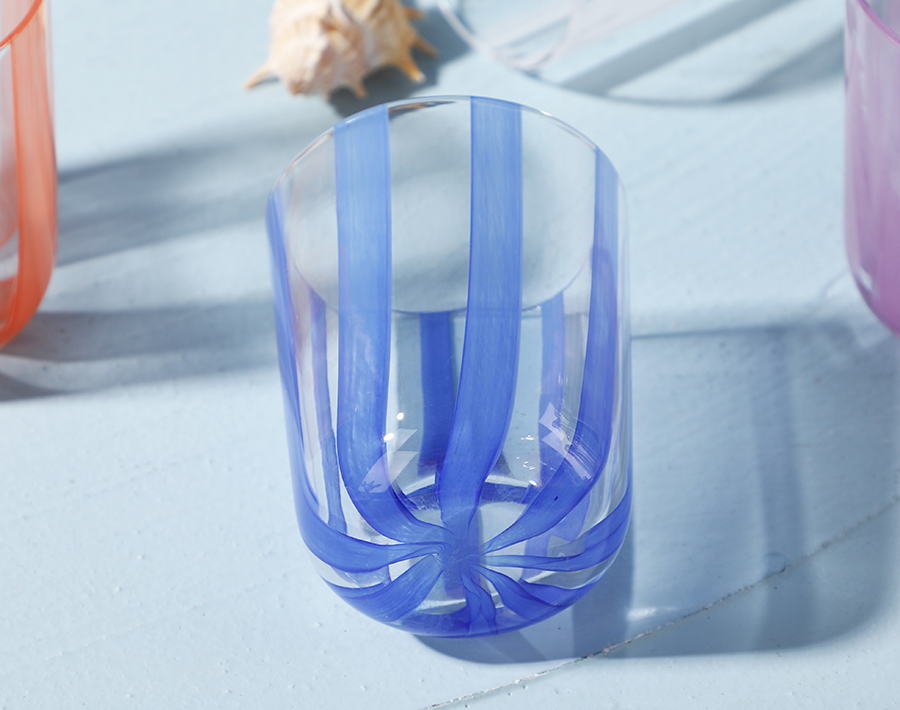 330ml colorful handmade water glass drinking cup wholesale