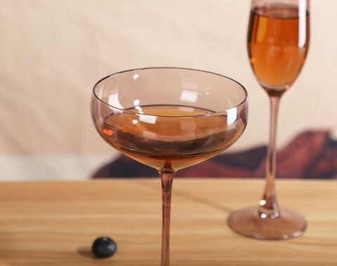 330ML Cocktail Glass Goblet With ODE&OEM Spray Color  