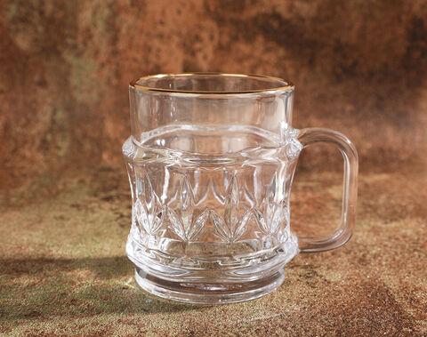 High White Quality Glass Mugs Middle East Glassware 