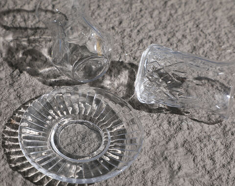2026 New Arrival Tea Glass Cup and Saucer Set  Bulk Order Clear Coffee Maker Glassware Set
