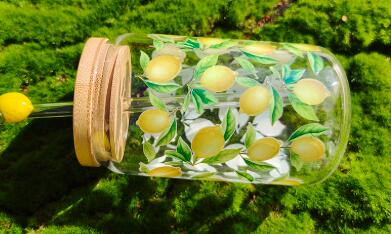 New Arrival Lemon-Patterned Glass Drinkingware Series