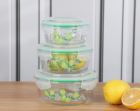 Facotry Wholesale Lunch Box Customize Decals Glass