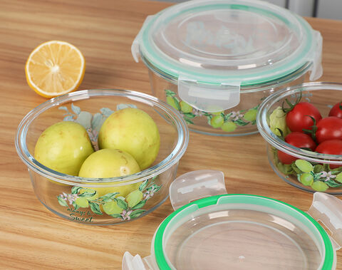 Facotry Wholesale Lunch Box Customize Decals Glass