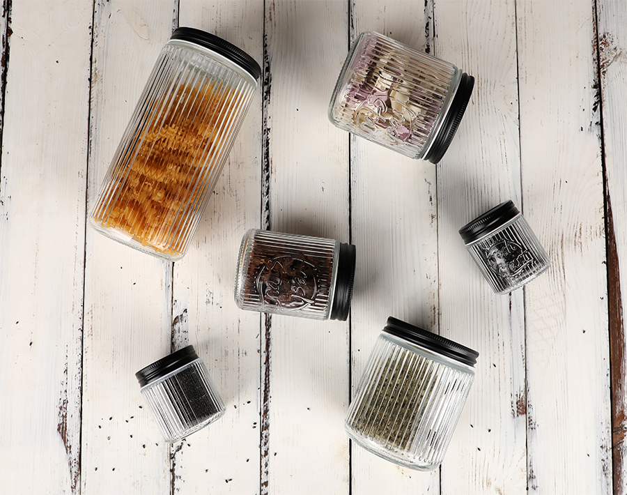 Factory Wholesale Glass New Storage Jar 