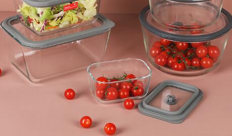 Popular High Borosilicate Glass Lunch Box With Glass Lids - New!