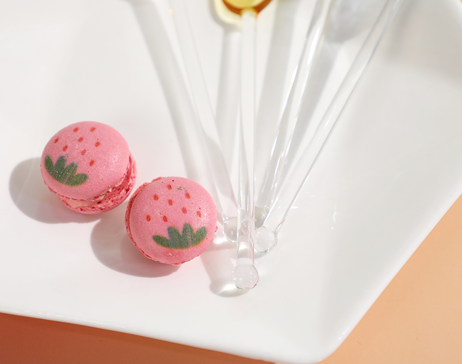 High Borosilicate Glass Colorful Spoon
